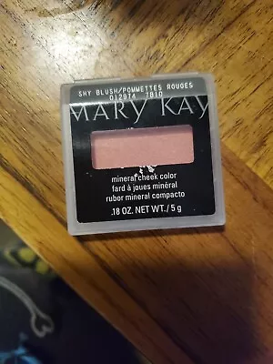 New In Package Mary Kay Mineral Cheek Color Blush Shy Blush Full Size  • $13