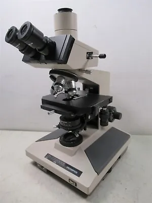 Olympus BH-2 BHS Microscope Trinocular DPlan Objectives 40x 20x 10x 4x Optics • $1999.95