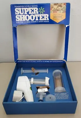 Vintage WearEver Super Shooter Double Barrel 70001B Electric Cookie Press Works • $49.50