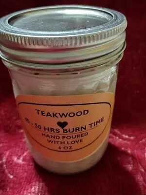 TEAKWOOD Scented Soy  Candles Hand Poured • $13