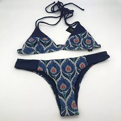 New Tavik Blue & Grey Bikini - Size XS • $40