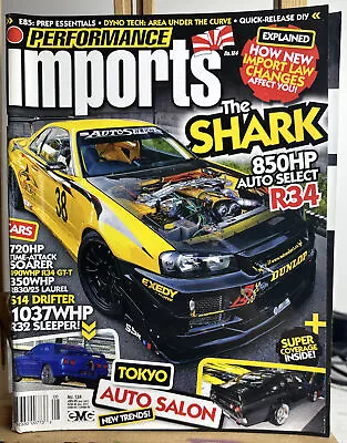 Performance Imports Magazine No. 124 In Ok Condition • $7.99