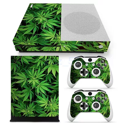 AU Mariguana Weed Skin Decal Sticker SET FOR XBOX ONE S Console &2 Controllers • $24.97