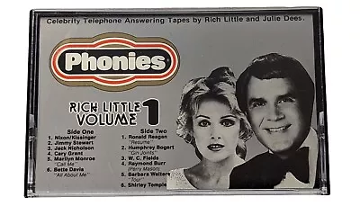 Rich Little Julie Dees Phonies Volume 1 Cassette Tape Celebrity Phone Answering • $7.90