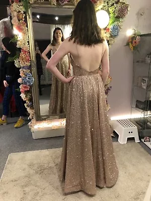£175 • Buy Stunning Brand New Size 8 Gold Prom/Ball Dress, Bought For £325.....postage Paid