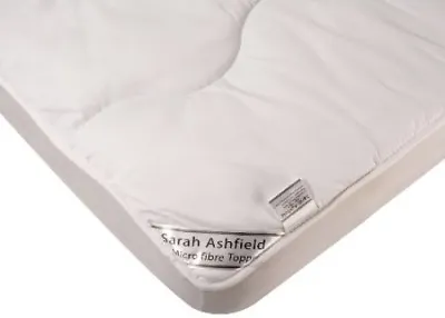 Luxurious Feels Like Pure Down Mattress Topper Non Allergenic All Sizes • £20.99