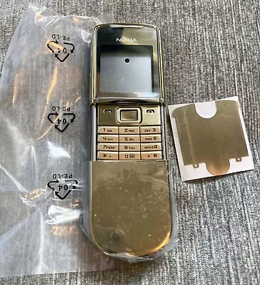 Nokia 8800 Sirocco Gold Color Colour Housing Cover New • £162