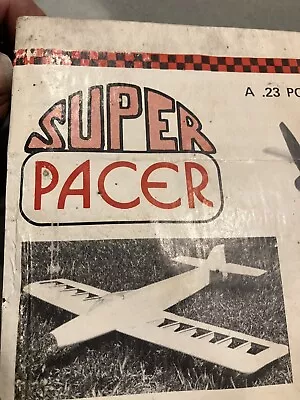 Ace Super Pacer Mini Pattern Balsa R/c Vintage Model Airplane Kit • $69