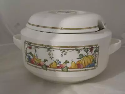 Villeroy & Boch Mon Jardin Round Covered Soup Tureen W/ Slotted Lid • $69.95