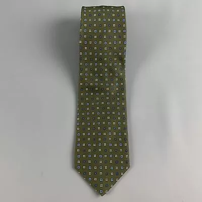 S.MARINELLA Green Blue Abstrack Floral Tie • $92