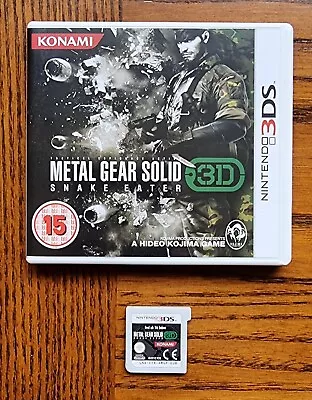 Metal Gear Solid 3D Snake Eater - Nintendo 3DS - CIB - Mint Condition • £64.95