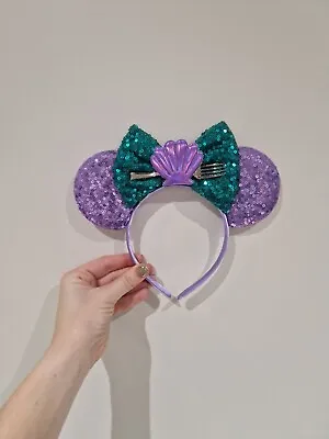 Disney Ariel - The Little Mermaid Ears Headband- Minnie Mouse - Dinglehopper • £10.29