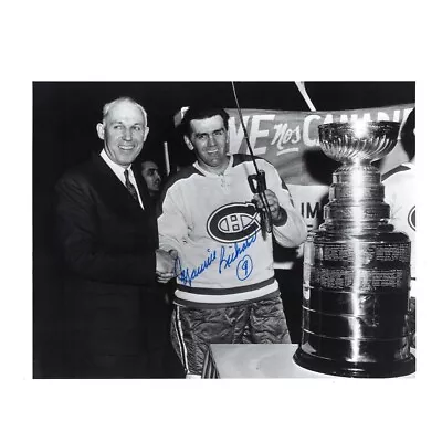 MAURICE RICHARD Signed Montreal Canadiens 8 X 10 Photo - 70668 • $279.99