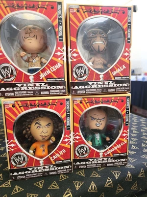 $19.99 • Buy WWE Vinyl Aggression Series 1 - Carlito Hornswoggle John Cena Umaga Figures
