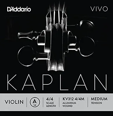 D'Addario Kaplan Vivo Violin A String 4/4 Scale Medium Tension • $19.99