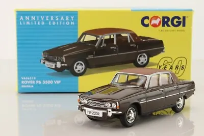 Vanguards 1/43 - Rover P6 3500 VIP Brasilia Brown Diecast Model - VA06519 • £29.99