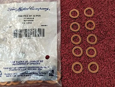 Nos Ford Mustang Shelby  Rear End Copper Washers 373820-s 65-73 + 8  9  • $24.95