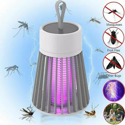 Electric Mosquito Killer Lamp LED Light Fly Bug Attractant Zapper Trap Portable • $11.99