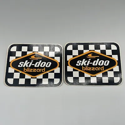 2 Ski Doo Blizzard Decals / Stickers NOS Vintage Snowmobile Ski Sled Winter 70s • $5.99