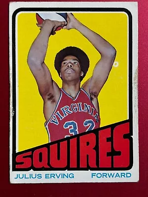 1972-73 Topps #195 Julius Erving Rookie Basketball Card /F263 • $199.99