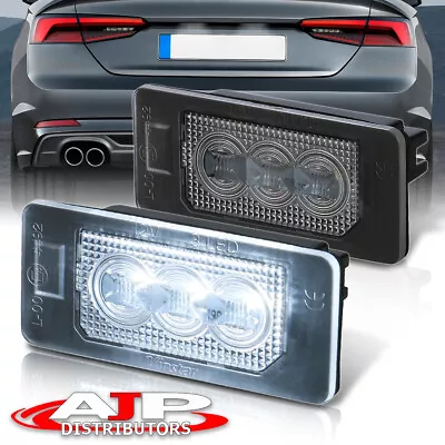 2Pcs Bright LED License Plate Lights Lamps Kit For Audi A1 S5 RS5 TT RS Panamera • $8.99