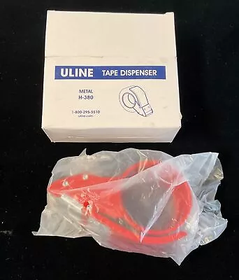 Uline Metal Tape Dispenser 2” Red H-380 Unused Free Shipping! • $18