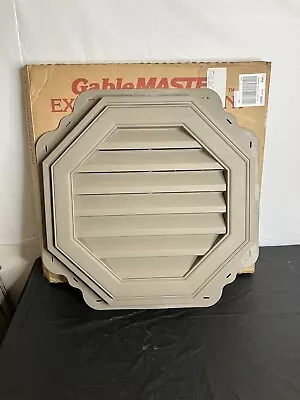 22  Octagon Gable Vent 54 Sq Feet Vent Area Gable Master Wall Vent Brown • $49.95