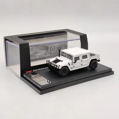 Master 1:64 Hummer H1 Military Pickup Truck Diecast Toys Car Collection White • $29