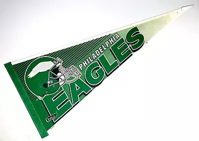Philadelphia Eagles Vintage 1980s Kelly Green Felt Souvenir NFL Pennant ~ RARE • $19.99