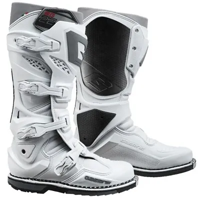 Gaerne Sg22 White / Grey 2024 Adult Motocross Mx Boots Uk9.5 • £611.99