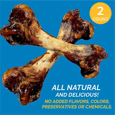 Natural Pork Bones For Dogs - Premium Grade Roasted Meaty Dog Bones - 7-8  • $13.99