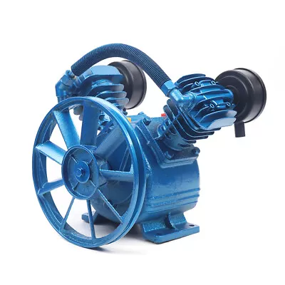 2 Piston Air Compressor Head Pump V Style Twin Cylinder Single Stage 2HP 115PSI • $128.25