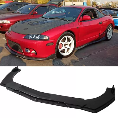 For Mitsubishi Eclipse Front Bumper Lip Chin Spittler Spoiler Body Kit Carbon • $89.69