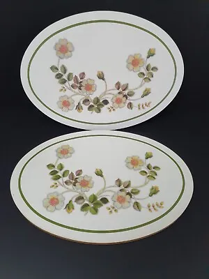 Vintage M&S Marks And Spencer Autumn Leaves Oval Pot / Casserole Stands • £10