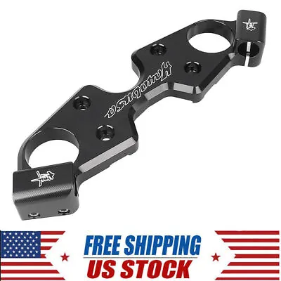 For Suzuki Hayabusa GSXR1300 08-17 CNC Triple Tree Front Upper Top Clamp Black • $44.22