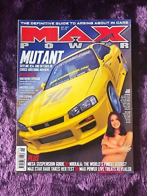 MAX POWER May 2001 Edition Collectible Car 226 Pages Magazine • £5