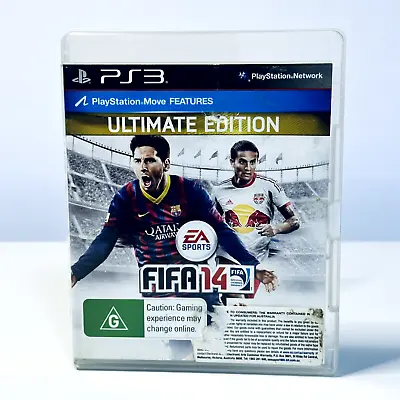 FIFA 14 PS3 Ultimate Edition Playstation 3 - No Manual Tested & Working • $6.99