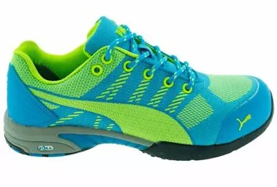 $59.99 • Buy 60% OFF--Puma Women's Celerity Knit Blue WNS Steel Toe Cap Safety Shoes 64290