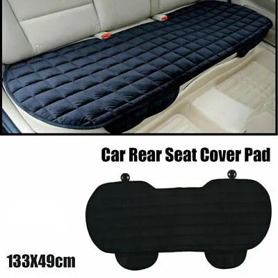 Car Rear Back Row Seat Cover Protector Mat Auto Chair Cushion Black Accessories  • $29.69