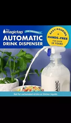 The Magic Tap Automatic Drink Dispenser - Hands-Free Beverage Dispenser For Frid • $11.99