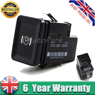 3C0927225C For VW Passat CC B6 Electronic Handbrake Brake Parking Switch Button~ • £9.19