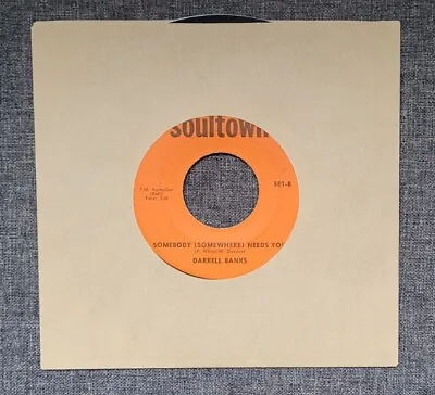 Northern Soul Darrell Banks Somebody Somewhere Needs  You Open The Door 7  Vinyl • £29.99