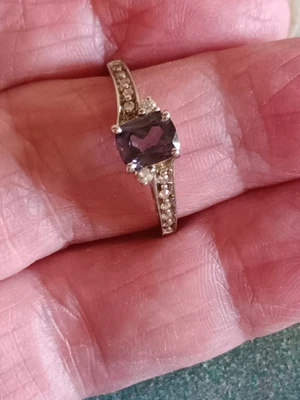 £24 • Buy Purple Spinel Silver Ring