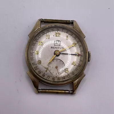 Vintage Benrus Pointer Date Calendar Hand Wind Mechanic 17J • $51