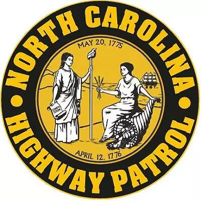 North Carolina Seal For Patrol Car. Reflective Or Matte Vinyl Decal Sticker • $5.25