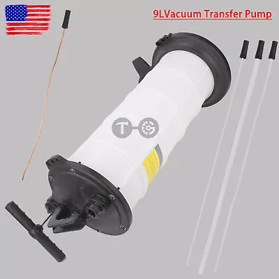 9 Liter Oil Changer Fluid Extractor Manual Hand Operated Vacuum Transfer Pump • $51.95