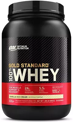 Gold Standard 100% Whey Protein Powder - Vanilla Ice Cream 1.98 Lbs • $24.99