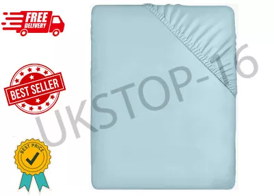 Utopia Bedding Fitted Sheet - Deep Pocket 14 Inch (35 Cm) King • £8.99