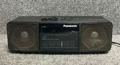 Alarm Clock Radio Panasonic RC-X220  AM/FM Audio Input In Black • $30