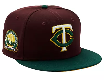 New Era Minnesota Twins Outdoor 59FIFTY Fitted Hat 60 Seasons Side Patch 7 1/4 • $44.94